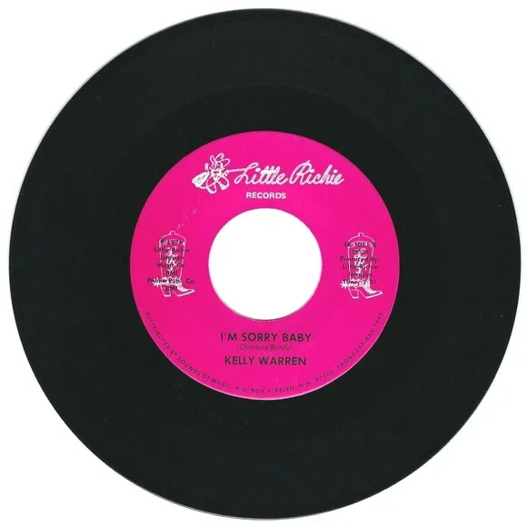 Kelly Warren 45 RPM - I Remember The Good Times / I'm Sorry Baby - Little Richie - Picture 2 of 2